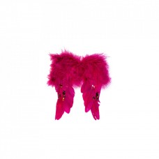 Aripi de inger decorativ pentru brad, culoare ciclam, dimensiune 15x5x18 cm, HB-2014