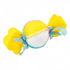 Decoratiune brad in forma de bomboana, culoare galben, dimensiune: 44x7x18.5 cm, MI-641