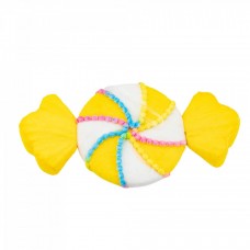 Decoratiune brad in forma de bomboana, culoare galben, dimensiune: 65x9.5x32 cm, MI-645