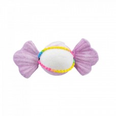 Decoratiune brad in forma de bomboana, culoare lila, dimensiune: 30x6x13 cm, MI-650