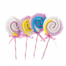 Decoratiune brad in forma de Lollipop, culoare multicolor, dimensiune: 8.5x1.5x24 cm,4 buc/set MI-602