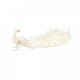 Decoratiune brad in forma de Paun, culoare alb, dimensiune: 20x59x24cm, MI-576