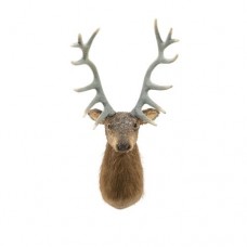 Decoratiune Craciun- Cap de Ren, culoare: maro. Dimensiuni : 34*24.5*80cm -HB-237