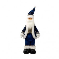 Decoratiune Craciun- Mos Craciun, culoare: albastru. Dimensiuni : 23*19*59cm-HB-161