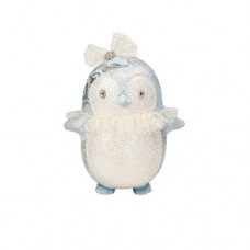 Decoratiune Craciun- Pinguin, culoare:albastru. Dimensiuni : 25*21*31cm -HB-175