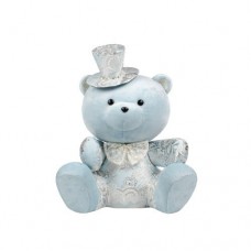 Decoratiune Craciun- Ursulet, culoare: albastru. Dimensiuni : 29*25*37cm -HB-182