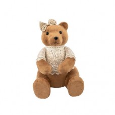 Decoratiune Craciun- Ursulet, maro. Dimensiuni : 28*25*35cm-HB-124