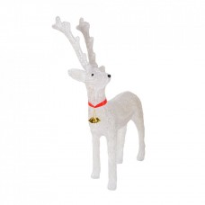 Decoratiune de exterior cu lumini, Ren din acril, 40 Led-uri, dimensiune produs 60cm, 8 jocuri de lumini, cablu de alimentare 3m