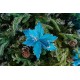 Decoratiune pentru brad in forma de floare, culoare albastru, dimensiune 25x40cm, HB-534