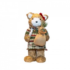 Decuratiune Craciun Ursulet, dimensiune 20x43x42cm, B07-2 Decuratiune Craciun Ursulet, dimensiune 20x43x42cm, B07-2