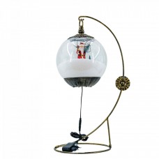 Felinar muzical , decoratiune Craciun, dimensiune 58cm, culoare negru, MIF-1220