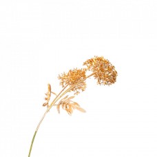 Frunza decorativa pentru brad, culoare auriu, dimensiune 60 cm, HB-1528