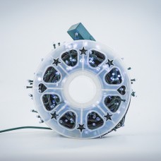 Instalatie de Craciun tip Liniara / sirag 50m, 480 leduri, Lumina Alb Rece, BL-361-W