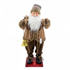 Mos Craciun Muzical, cu miscare lenta , 130 cm, MI-1206-130