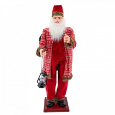 Mos Craciun Muzical, cu miscare lenta , 180 cm, MI-1201-180