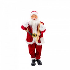 Mos Craciun Muzical, cu miscare lenta , 90 cm, MI-1204-90