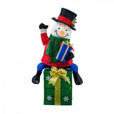 Om de zapada pe cadru de sarma cu material textil di leduri, dimensiune 40x25x85 cm, 50 led-uri lumina calda,cu jocuri de lumini, alimentare la priza, MI-704